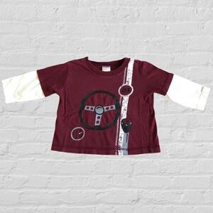 Gymboree Race Car Long  Sleeve T-Shirt